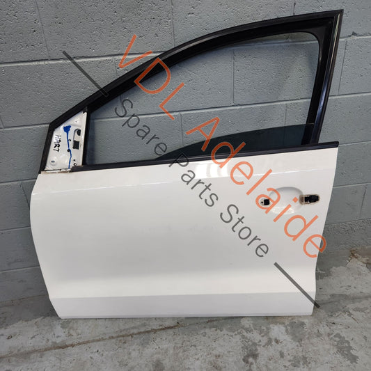 6R4831055J    VW Polo 6R Front Left Door Shell Panel Candy White B4 / B9A