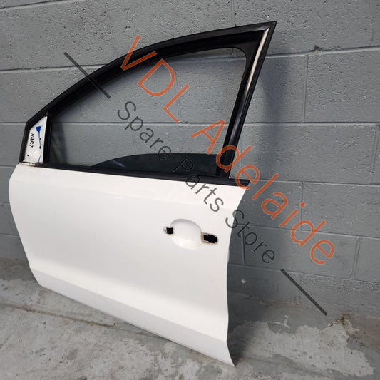 6R4831055J    VW Polo 6R Front Left Door Shell Panel Candy White B4 / B9A