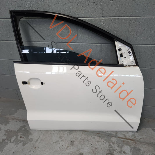 6R4831056J    VW Polo 6R Front Right Door Shell Panel Candy White B4 / B9A