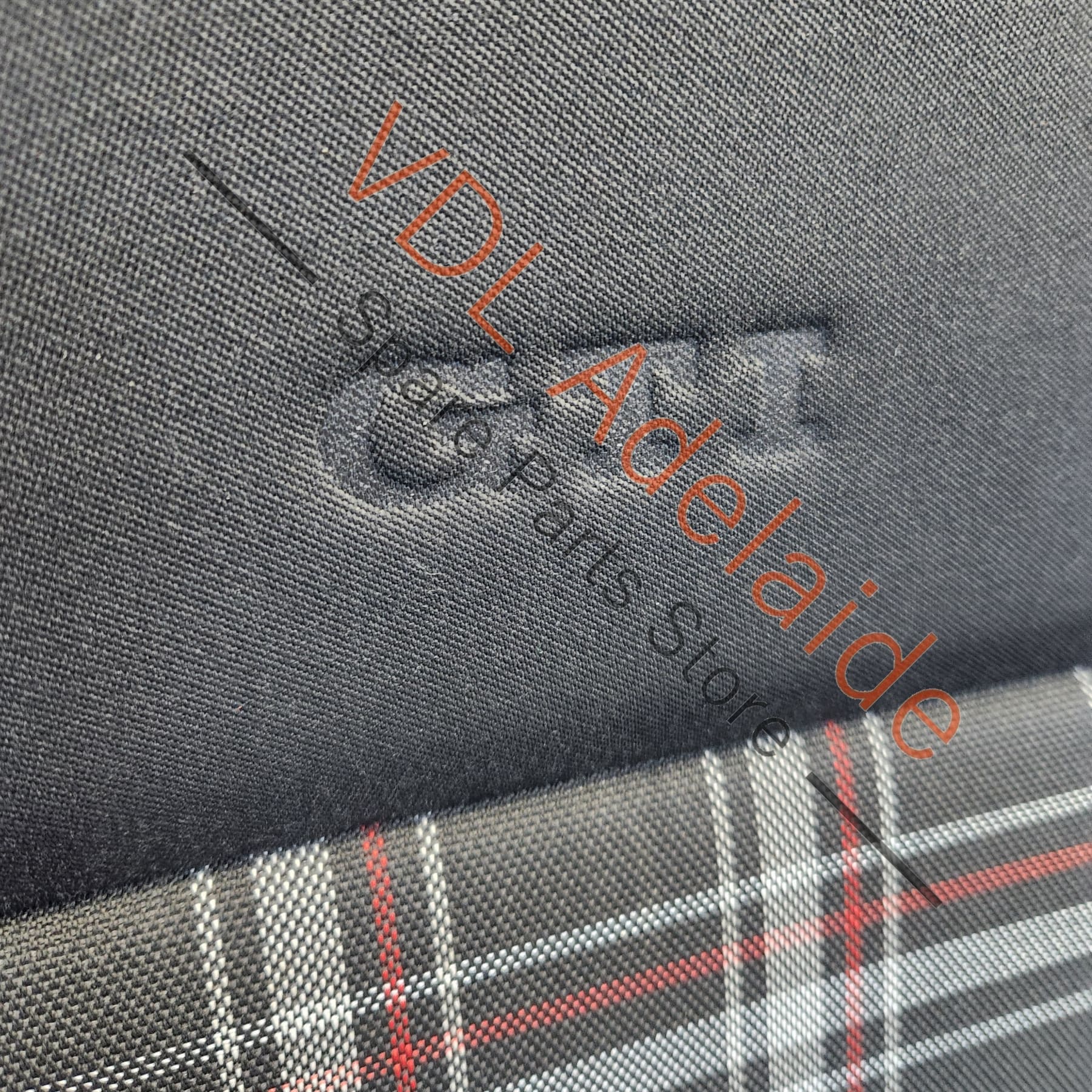     VW Polo Gti 6R Tartan Fabric Cloth Front Right Drivers Seat