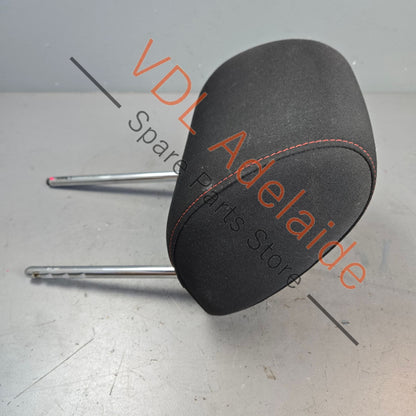 6R0881901MYCG 6R0881901M   VW Polo Gti 6R Cloth Headrest for front Seat Red Stitch Titanium black/red 6R0881901M YCG