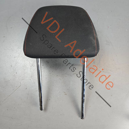 6R0881901MYCG 6R0881901M   VW Polo Gti 6R Cloth Headrest for front Seat Red Stitch Titanium black/red 6R0881901M YCG