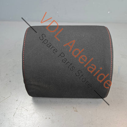 6R6885902BYCG 6R6885902B   VW Polo Gti 6R Cloth Headrest for Rear Middle Seat Red Stitch Titanium black/red 6R0885902B YCG
