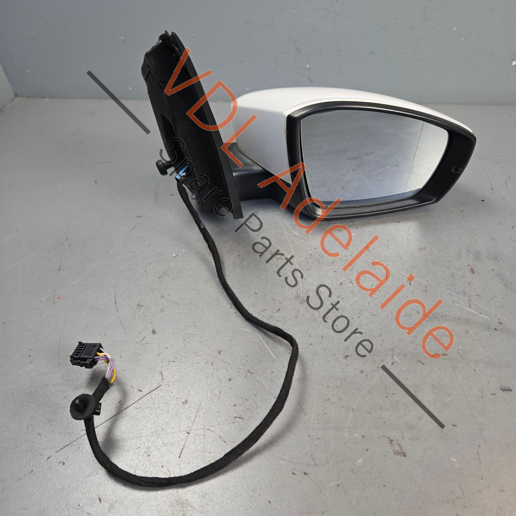 6R0857522H 6C2857508B9B9 6R0857538B  VW Polo MK5 6R Right Side Exterior Mirror Complete with Glass & Cover Candy White B4 / B9A