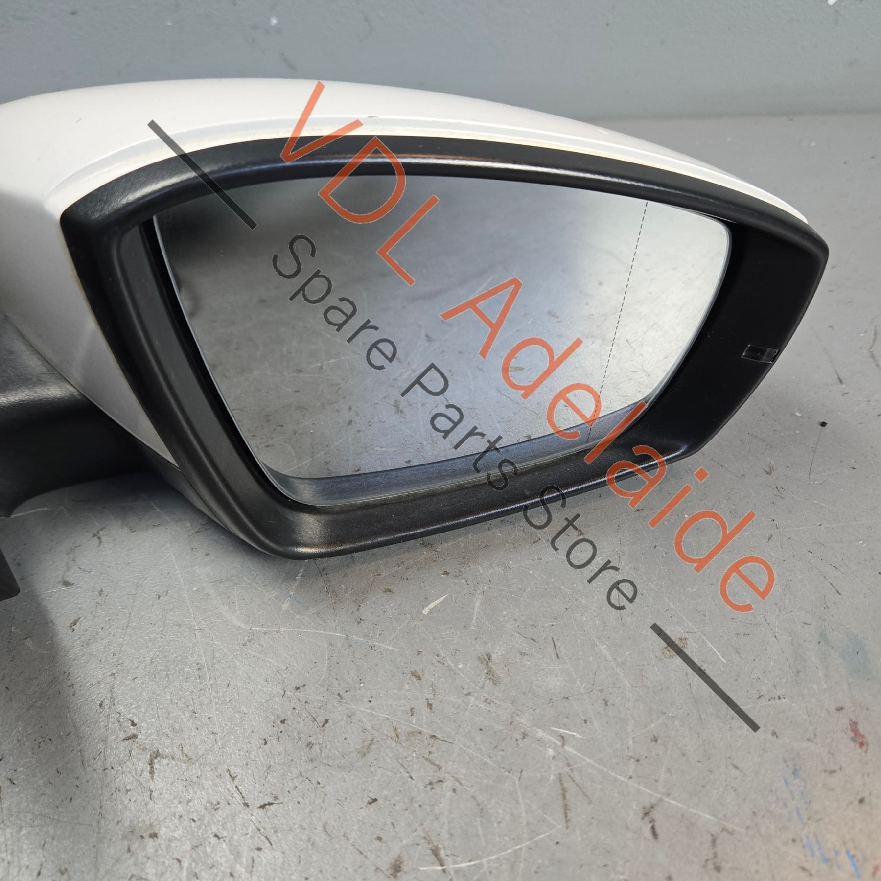 6R0857522H 6C2857508B9B9 6R0857538B  VW Polo MK5 6R Right Side Exterior Mirror Complete with Glass & Cover Candy White B4 / B9A