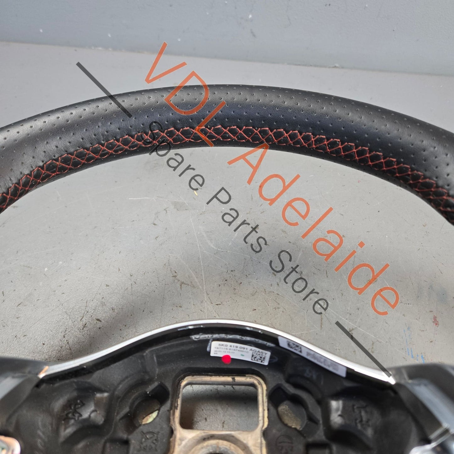 5K0419091AG    VW Golf MK6 Gti Polo Flat bottom Steering Wheel for DSG Auto 5K0419091AG ASY