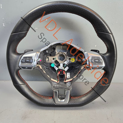 5K0419091AG    VW Golf MK6 Gti Polo Flat bottom Steering Wheel for DSG Auto 5K0419091AG ASY