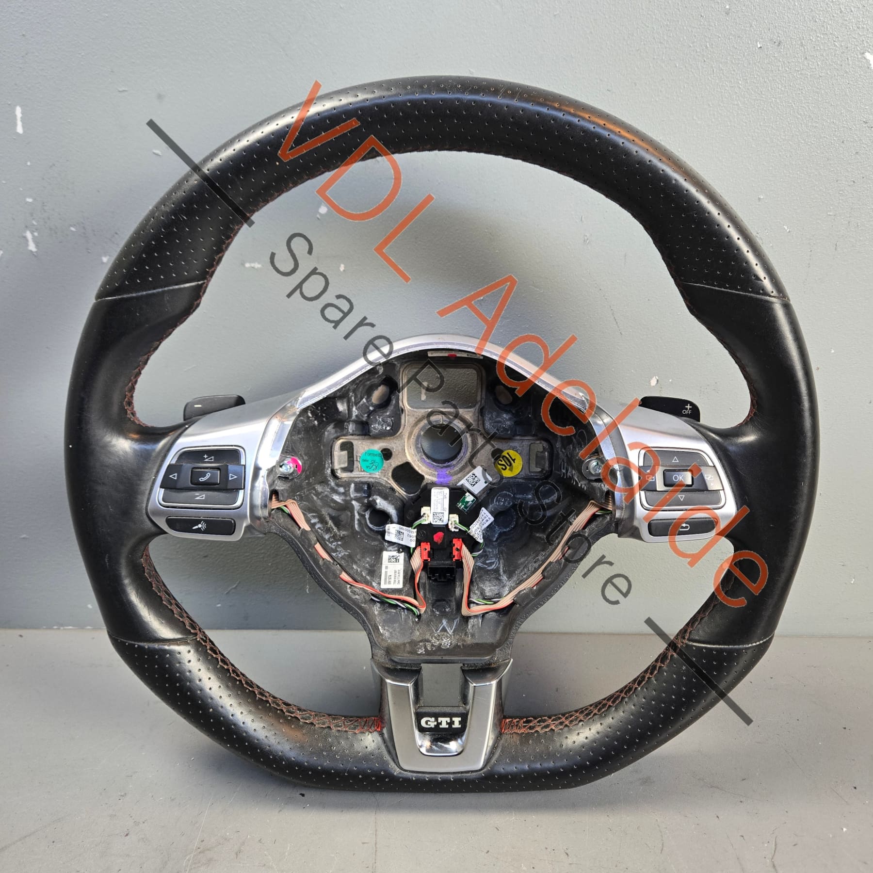 5K0419091AG    VW Golf MK6 Gti Polo Flat bottom Steering Wheel for DSG Auto 5K0419091AG ASY