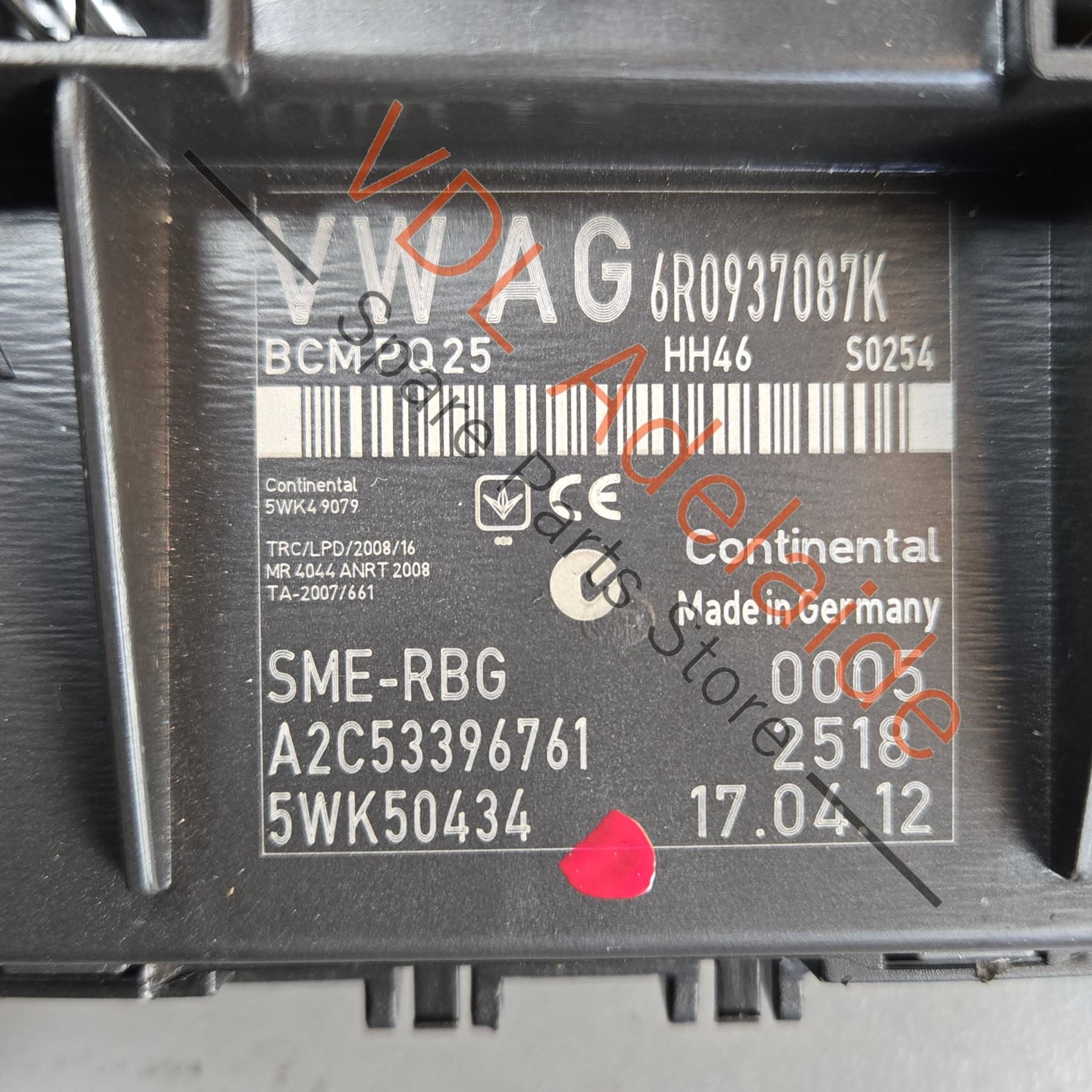 6R0937087K    VW Polo Body Control Module BCM 6R0937087K
