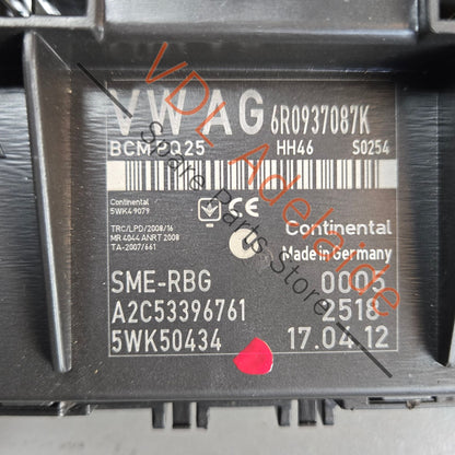 6R0937087K    VW Polo Body Control Module BCM 6R0937087K