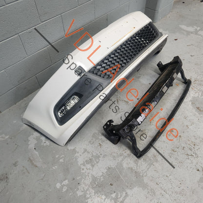 6R0807221HGRU 6R0805915D9B9   VW Polo MK5 6R Gti Front Bumper & Grille Assembly with Reo Candy White B4 / B9A
