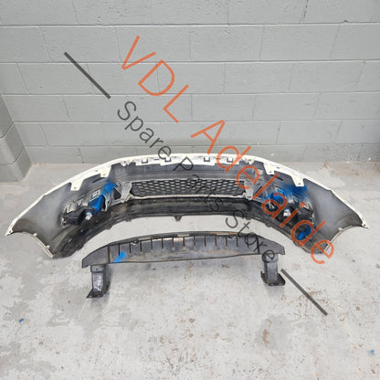 6R0807221HGRU 6R0805915D9B9   VW Polo MK5 6R Gti Front Bumper & Grille Assembly with Reo Candy White B4 / B9A
