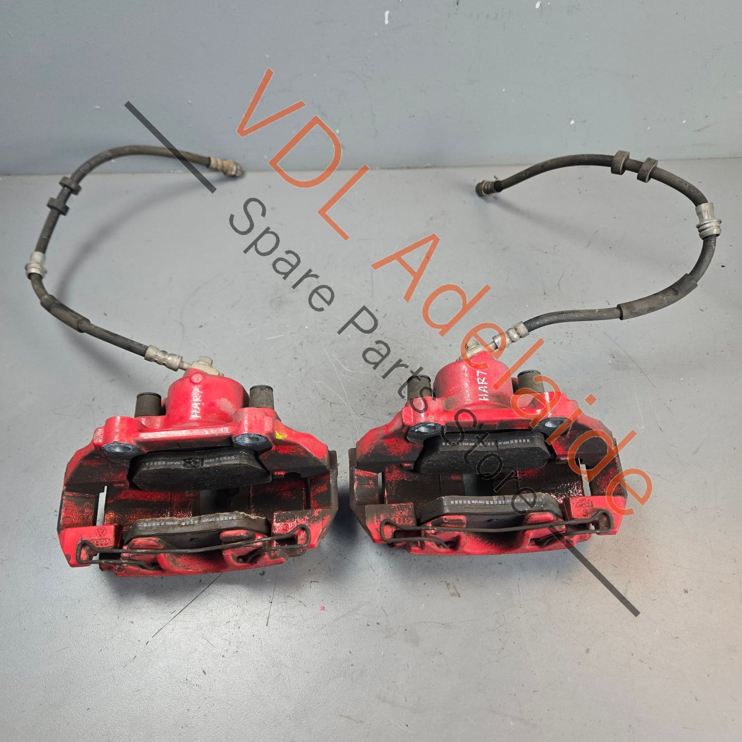 1K0615123M 6R0615125A 1K0615124M  VW Polo 6R Gti Tornado Red Brake Caliper Set Front 1K0615123M 1K0615124M 6R0615125A for 288x25mm rotor