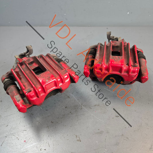 6R0615423A 6R0615425A 6R0615424A  VW Polo 6R Gti Tornado Red Brake Caliper Set Rear 6R0615423A 6R0615425A 6R0615424A for 230x9mm rotor