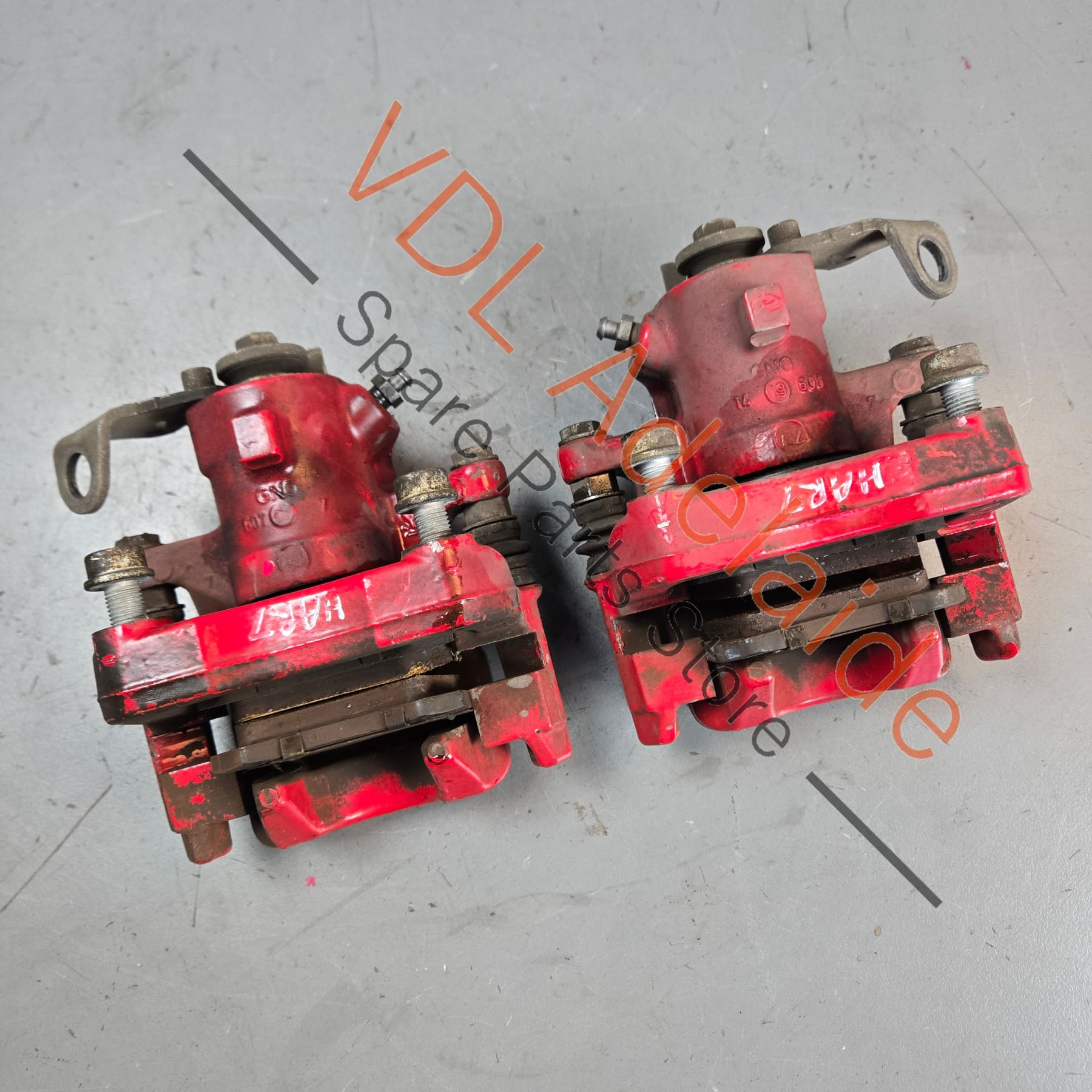 6R0615423A 6R0615425A 6R0615424A  VW Polo 6R Gti Tornado Red Brake Caliper Set Rear 6R0615423A 6R0615425A 6R0615424A for 230x9mm rotor