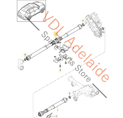 958521102D 95842101120 
95842101121  Porsche Cayenne 958 Cardan Propeller Tail Shaft 958521102D 95842101120 95842101121 95842101122 95842101123