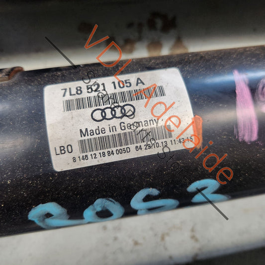 7L8521105J 7L8521105A   Audi Q7 4L Cardan Propeller Tail Shaft 8W0521101K 8W0521101C