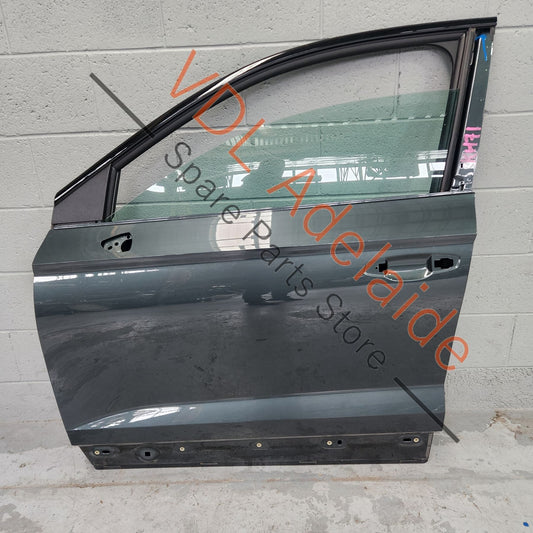 575831051E  Cupra Ateca Front Left Door Shell w Glass 9S / X6T Camouflage Green Metallic 575831051E