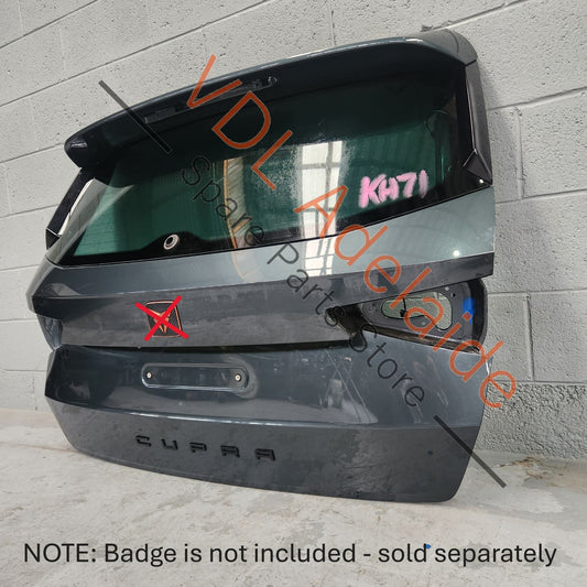 Cupra Ateca Rear Hatch Boot Trunk Door Panel Shell w Glass 9S / X6T Camouflage Green Metallic 575827023B