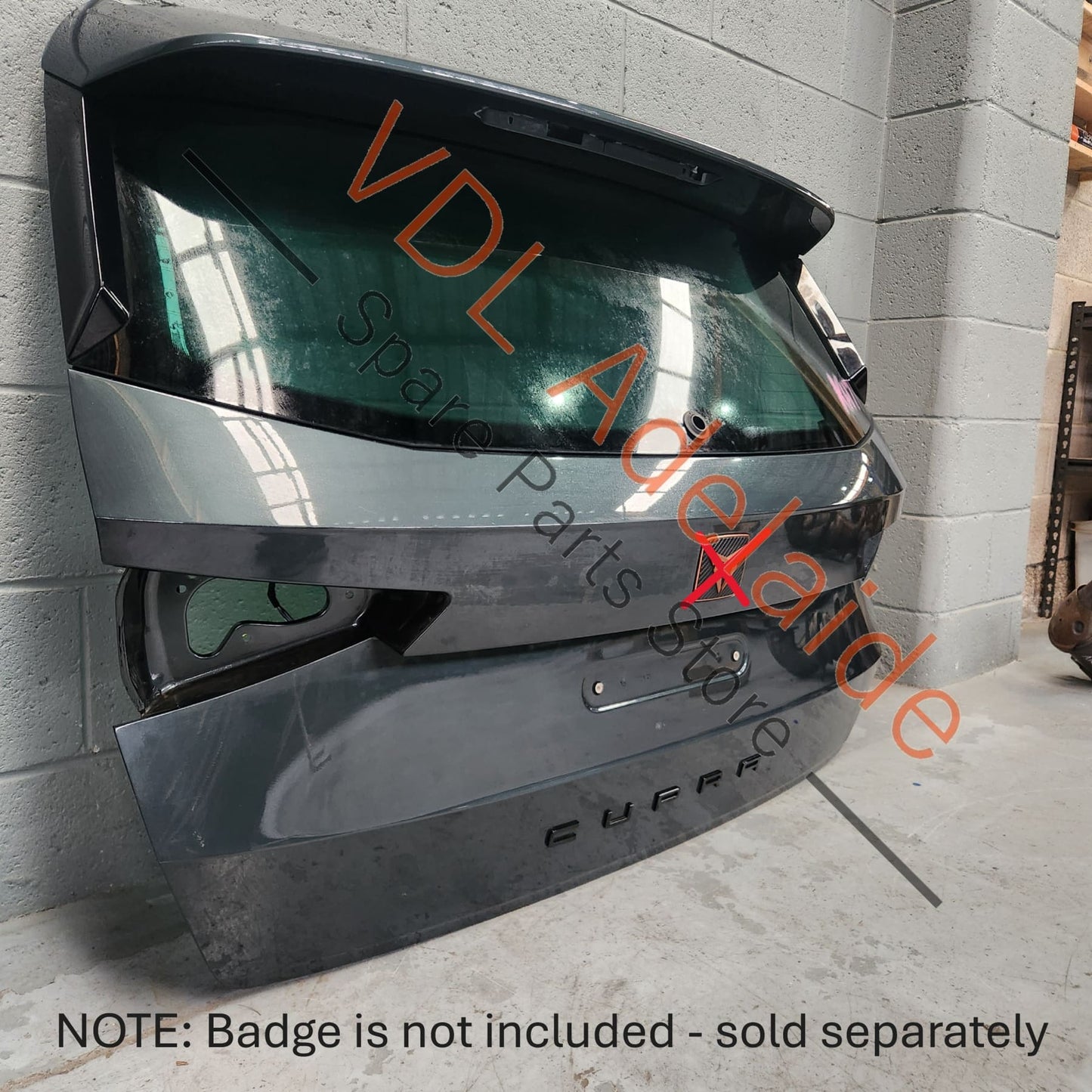 Cupra Ateca Rear Hatch Boot Trunk Door Panel Shell w Glass 9S / X6T Camouflage Green Metallic 575827023B