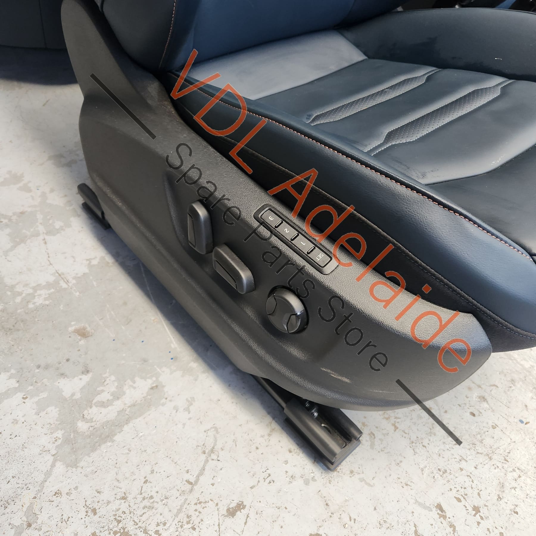   Cupra Ateca Blue Black Leather Seat Set Great for your Amarok or Caddy upgrade!