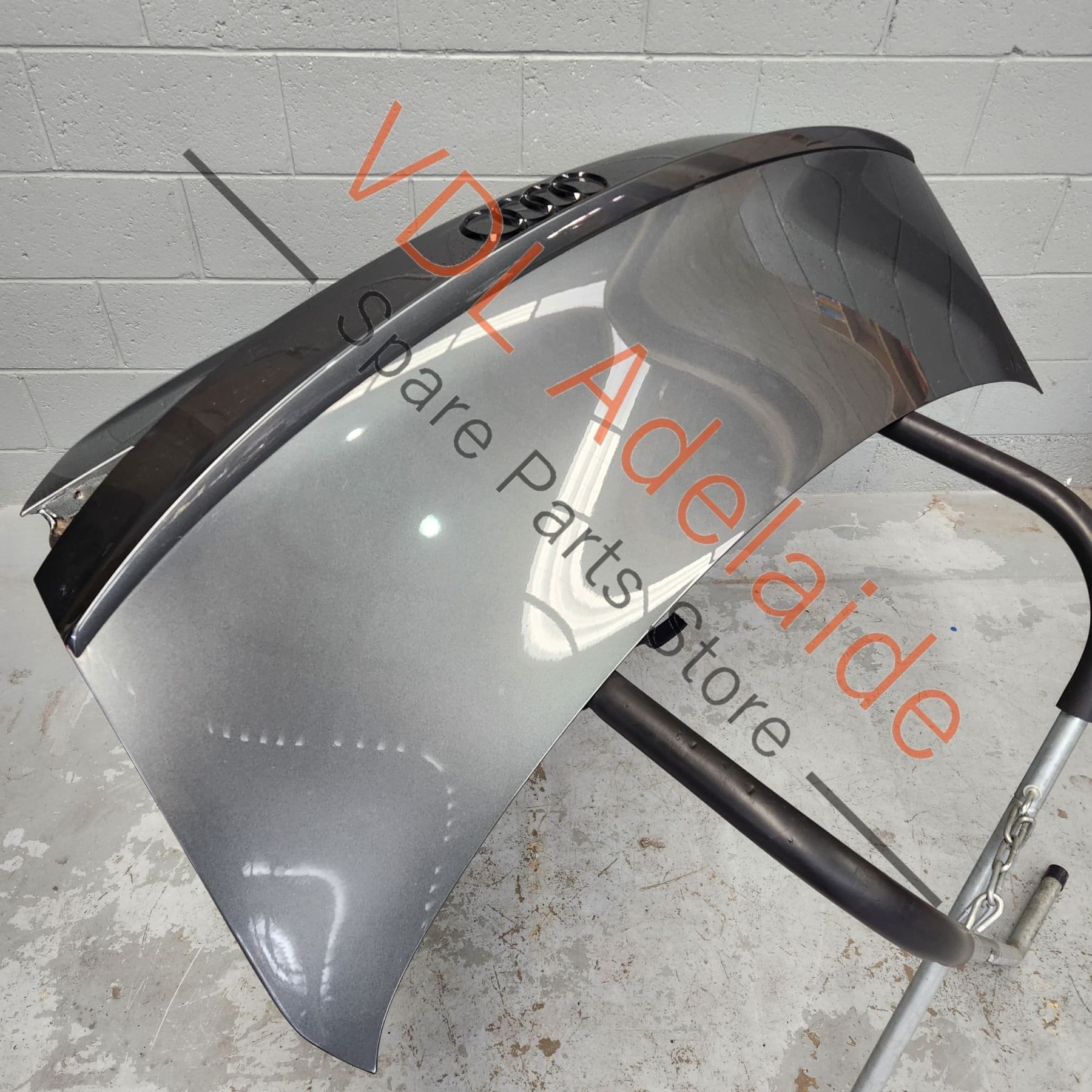 8W6827933CGRU 8W6827025E   Audi A5 S5 RS5 F5 Rear Boot Lid Trunk Hatch Panel with Spoiler 8W6827025E 8W6827933C GRU Daytona Grey Pearl LZ7S/6Y/Z7S