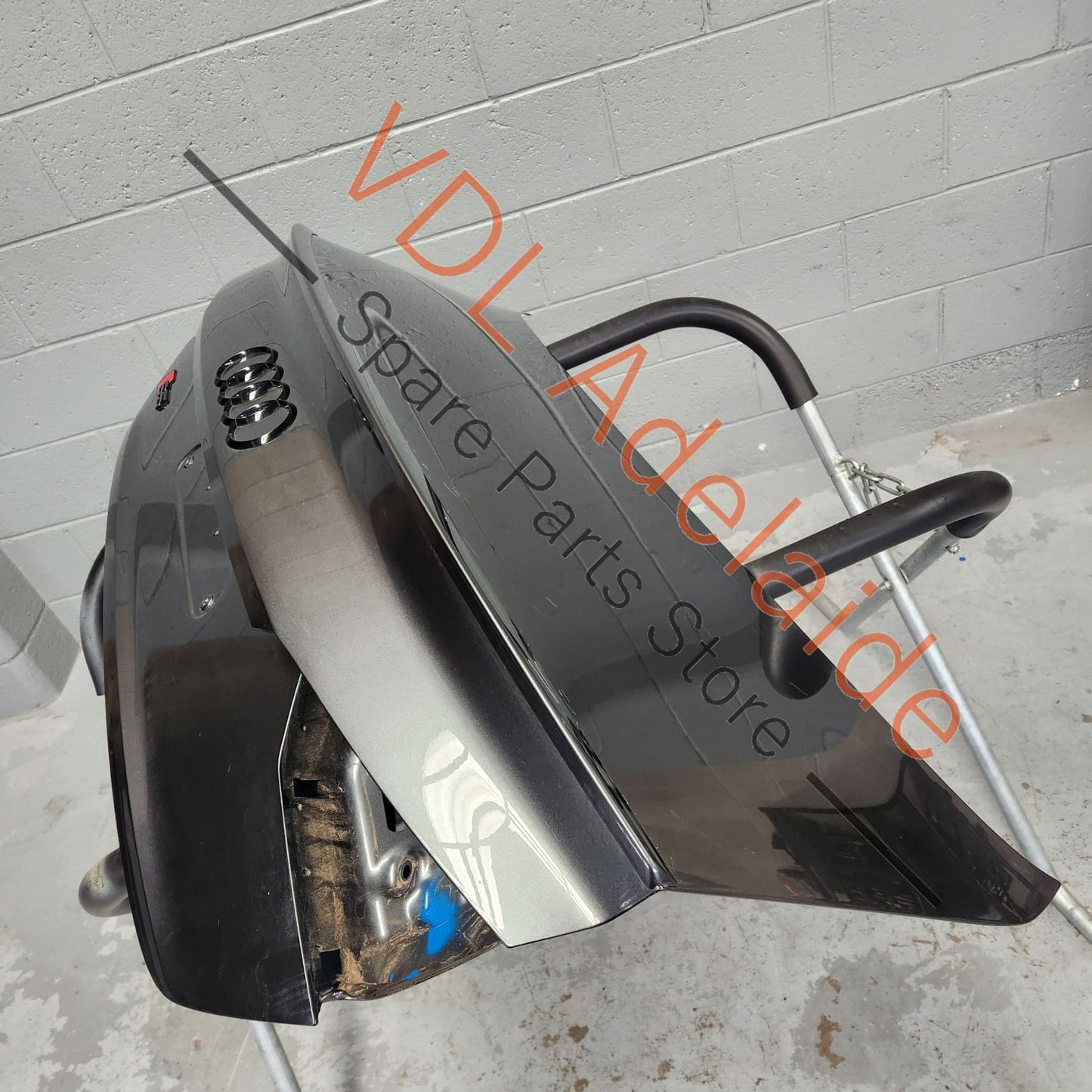 8W6827933CGRU 8W6827025E   Audi A5 S5 RS5 F5 Rear Boot Lid Trunk Hatch Panel with Spoiler 8W6827025E 8W6827933C GRU Daytona Grey Pearl LZ7S/6Y/Z7S