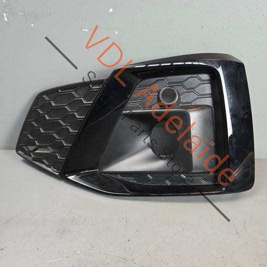 8W6807681TT94    Audi S5 F5 B9 Left Side Front Bumper Fog Light Radar Grille Trim 8W6807681T T94
