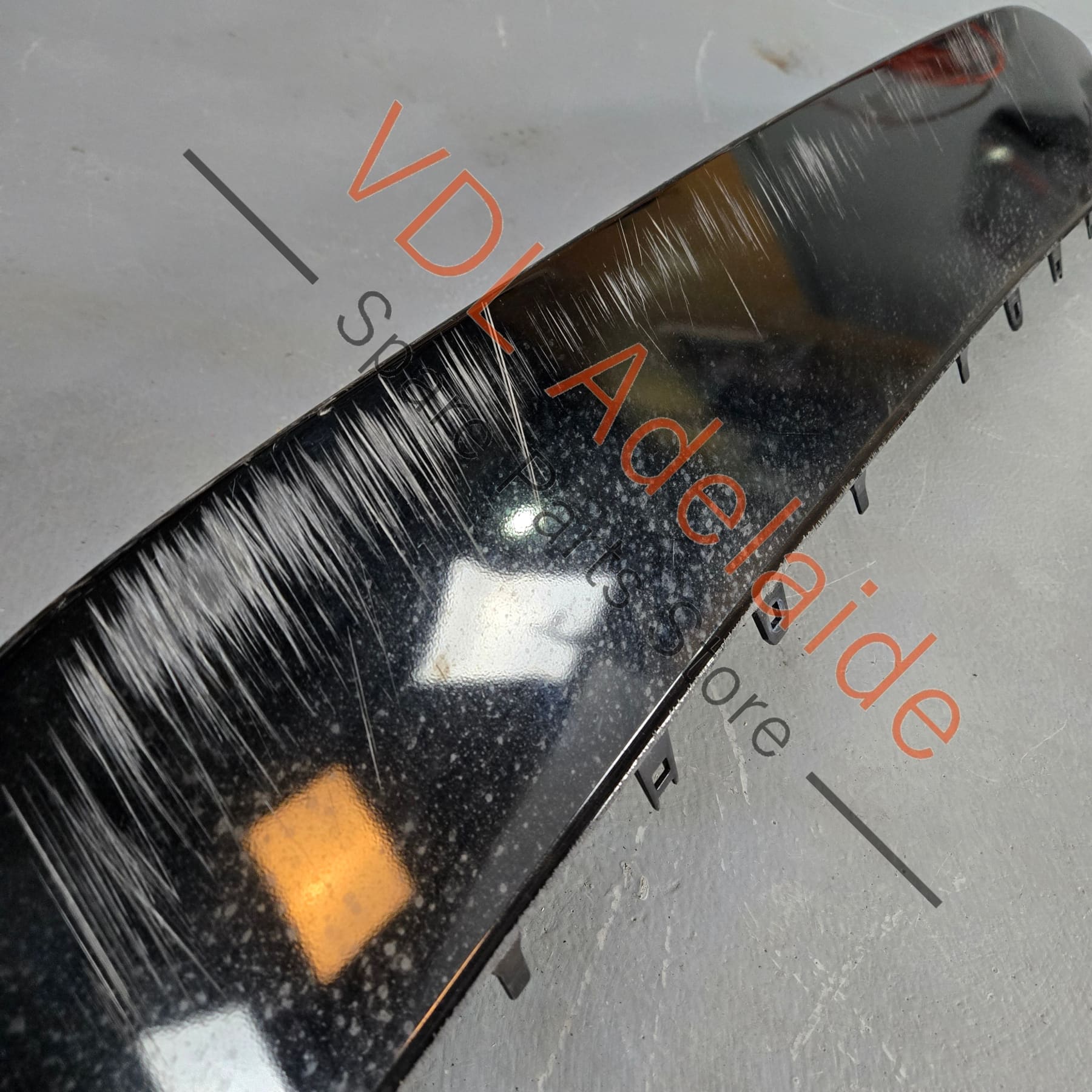 8W0807717BGRU    2023 Audi S5 F5 B9 Front Lower Spoiler Splitter Genuine OEM 8W807717B GRU