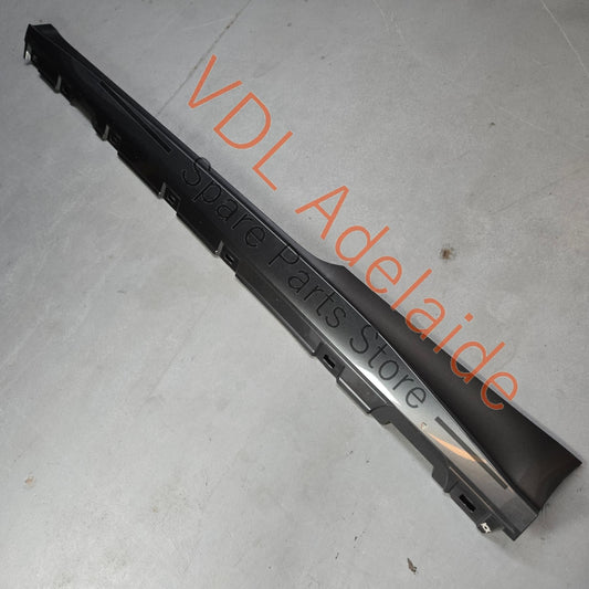 8W6853859E 8W6853855FGRU   Audi S5 F5 B9 Left Side Sill Trim Sideskirt Skirt Rocker Moulding 8W6853855F GRU Daytona Grey Pearl LZ7S/6Y/Z7S