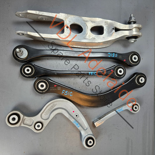 4M0505291D 8W0505397F 8W0501529D 8W0505323F Audi B9 F5 A4 A5 S4 S5 RS4 RS5 Rear Left Suspension Control Arm Set 8W0505311H 8W0505323F 4M0505291D 8W0501529D 8W0505397F