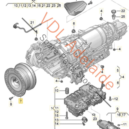 0D5323571A    Audi S4 S5 SQ5 B9 Gearbox Torque Converter 0D5323571A