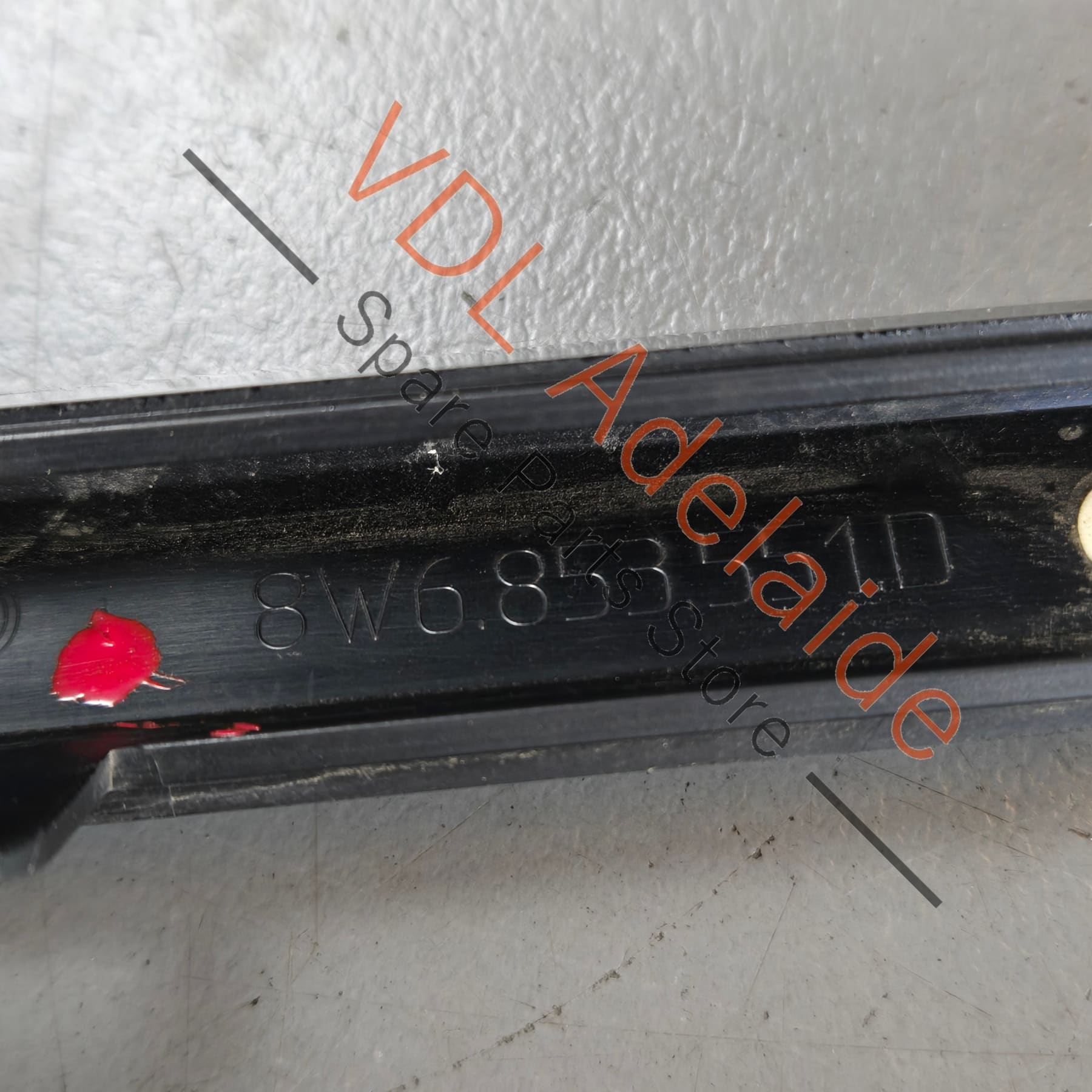 8W6853551D    Audi S5 B9 F5 Rear Bumper Middle Centre Gloss Black Trim Insert 8W68533551D T94