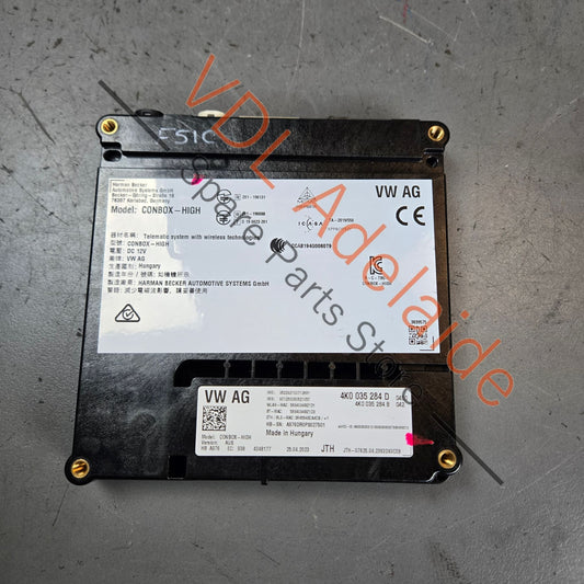 4K0035284D    Audi Communication Control Module for Emergency Call 4K0035284D