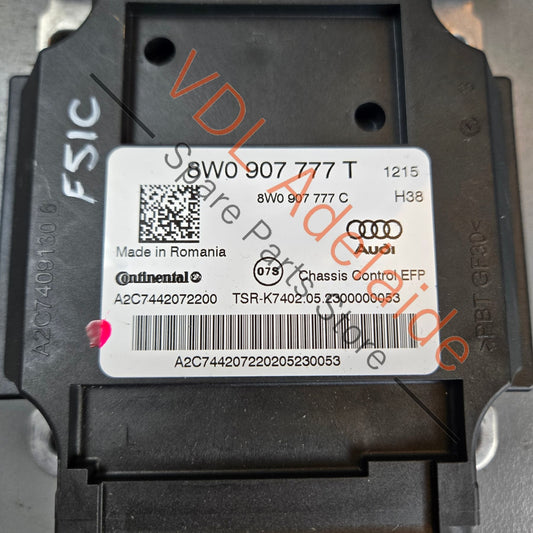 8W0907777T 8W0907777C   Audi A5 S5 RS5 F5 B9 Active Suspension Chassis Control EFP Module 8W0907777T 8W0907777C