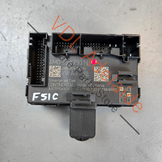 4M0959793N    Audi A4 A5 Front Drivers Door Control Module Unit 4M0959793N