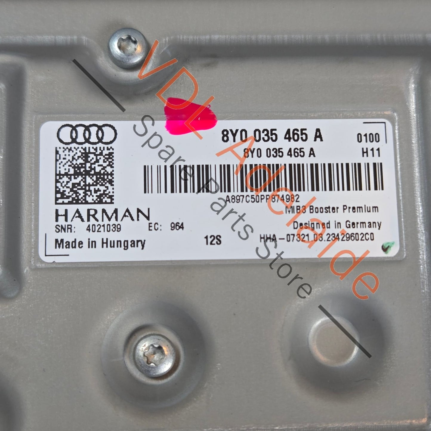 8Y0035465A    Audi Amplifier 8Y0035465A MIB3 Booster Premium