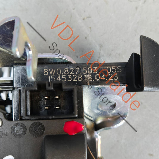 8W0827503    Audi A5 F5 Tailgate Boot Trunk Lock Mechanism 8W0827503