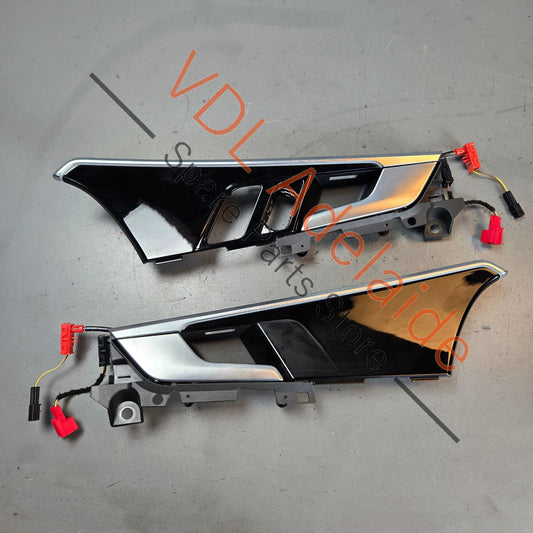 8W6959517GV58    Audi A5 S5 Pair of Illuminated Interior Door Trim Inserts with Fibre Optic Light Colour Change 8W6959517G V58