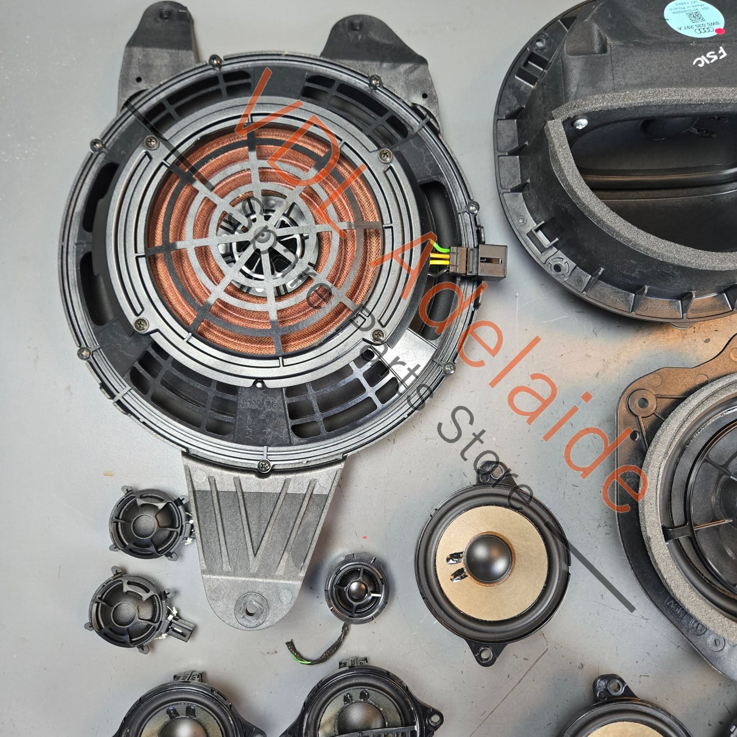 8W6035412A 8W5035297A 8W6035411A  Audi S5 B9 20x Speaker System Set Bose with Parcel Shelf Bass 8W6035412A
