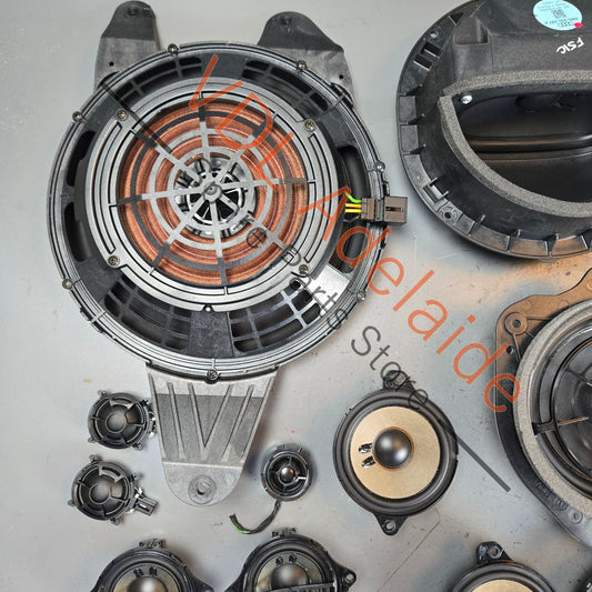 8W6035412A 8W5035297A 8W6035411A  Audi S5 B9 20x Speaker System Set Bose with Parcel Shelf Bass 8W6035412A