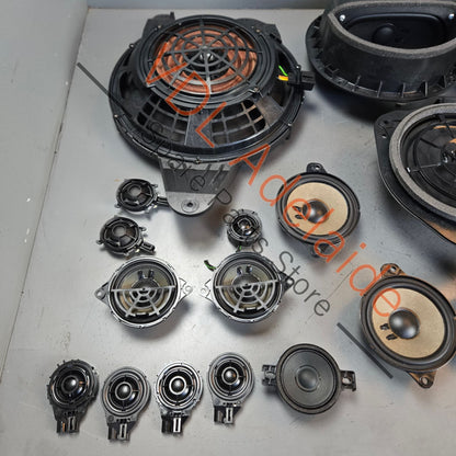8W6035412A 8W5035297A 8W6035411A  Audi S5 B9 20x Speaker System Set Bose with Parcel Shelf Bass 8W6035412A