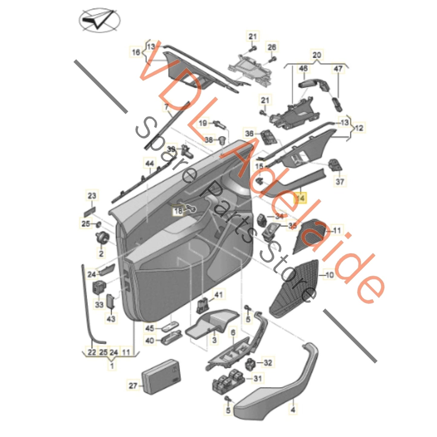 8W2863969G7V7 8W6867410G7V7 8W2853190T7V7  Audi S5 RS5 Set of Carbon Fibre Interior Trim Set Doors and Console 8W2853190T 7V7 8W6867410G 7V7 8W2863969G 7V7