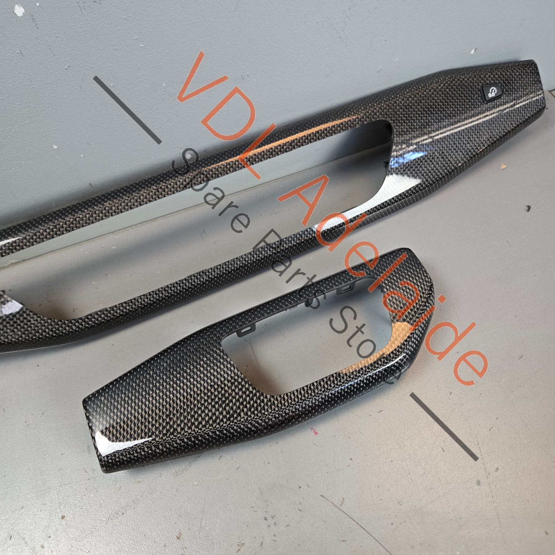 8W2863969G7V7 8W6867410G7V7 8W2853190T7V7  Audi S5 RS5 Set of Carbon Fibre Interior Trim Set Doors and Console 8W2853190T 7V7 8W6867410G 7V7 8W2863969G 7V7