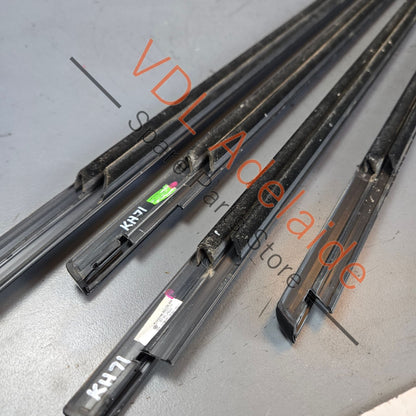 5.76E+49 575837476E 575839475H041 575839476H041 Cupra Ateca Set of 4 Exterior Door Window Aperture Seals Gloss Black Trim 575837475E 041 575839475H 041