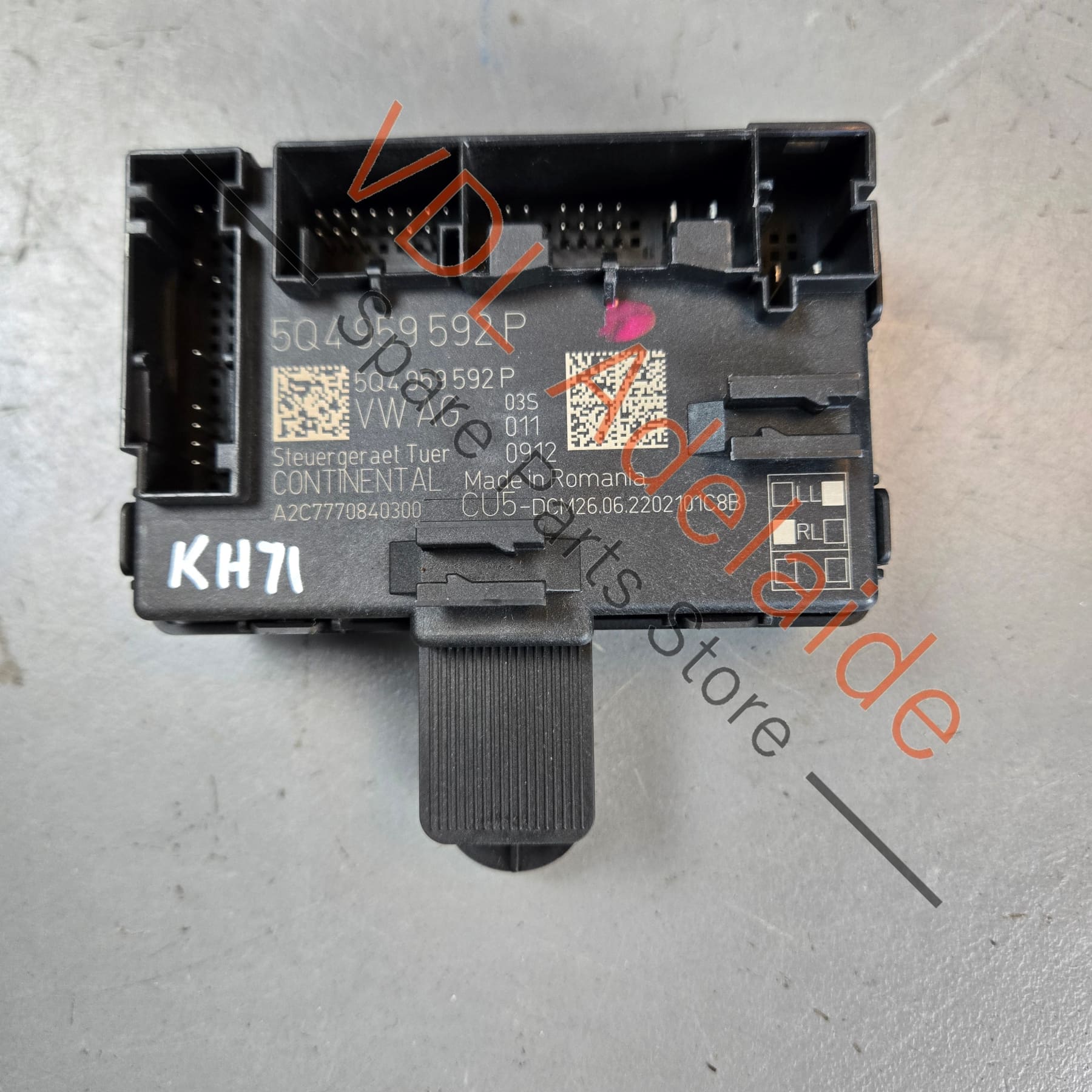 5Q4959592P    Cupra Ateca Front Passenger Door Control Module 5Q4959592P