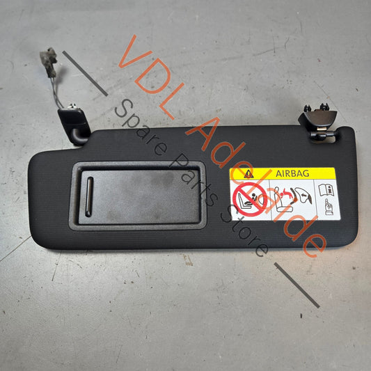 5G0857551AS3H8 5G0857551AS   Cupra Ateca Left Sun Visor 5G0857551AS 3H8 Illuminated with mirror Black