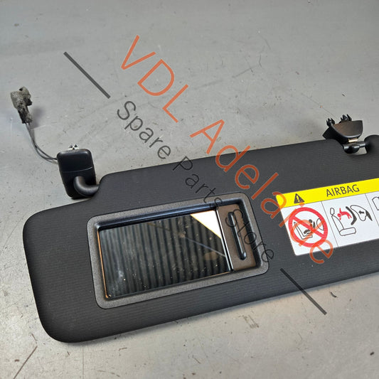 5G0857551AS3H8 5G0857551AS   Cupra Ateca Left Sun Visor 5G0857551AS 3H8 Illuminated with mirror Black