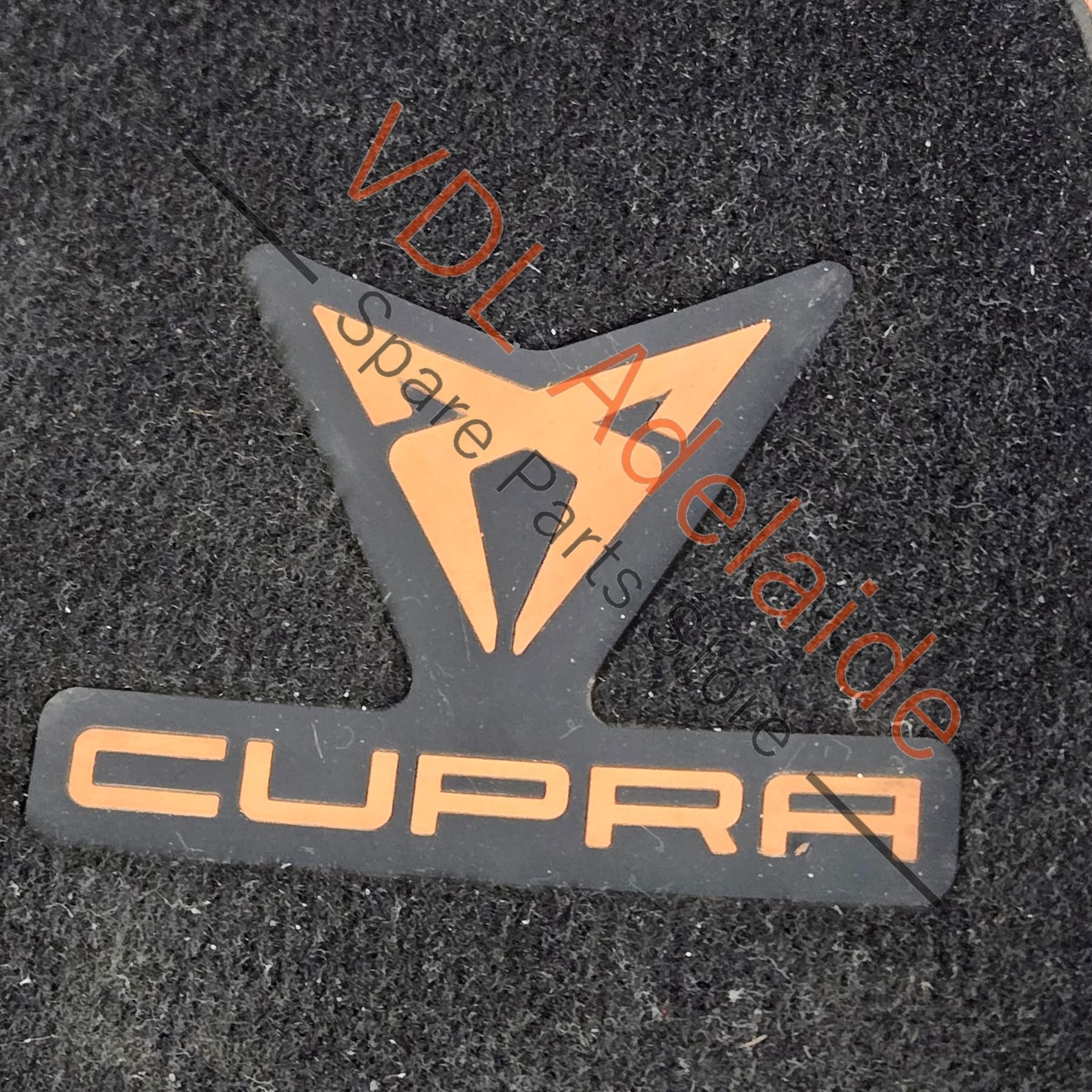 577863011EL0E 577863011E   Cupra Ateca VZX Set of Floor Mats Carpets Black Copper & Carbon