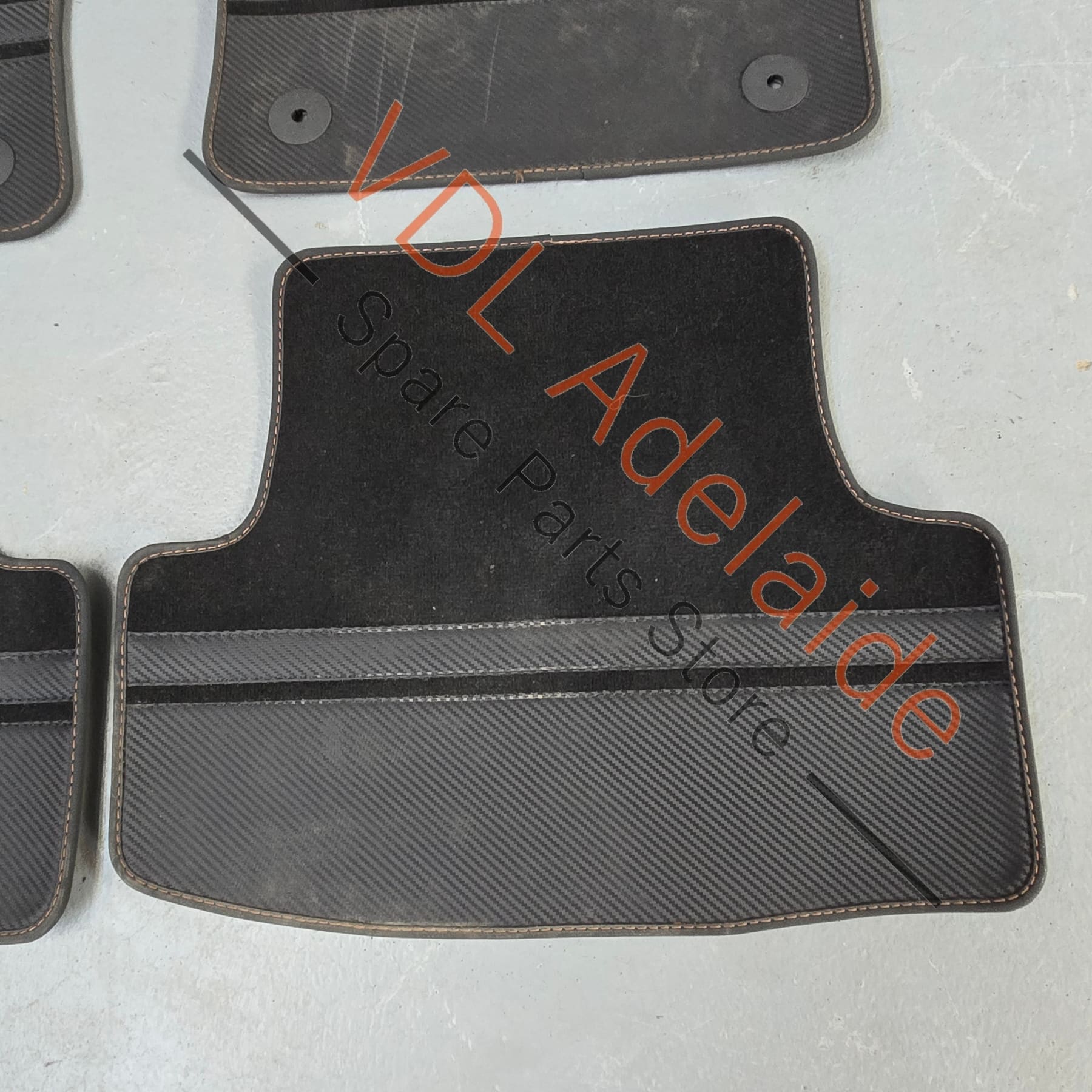 577863011EL0E 577863011E   Cupra Ateca VZX Set of Floor Mats Carpets Black Copper & Carbon